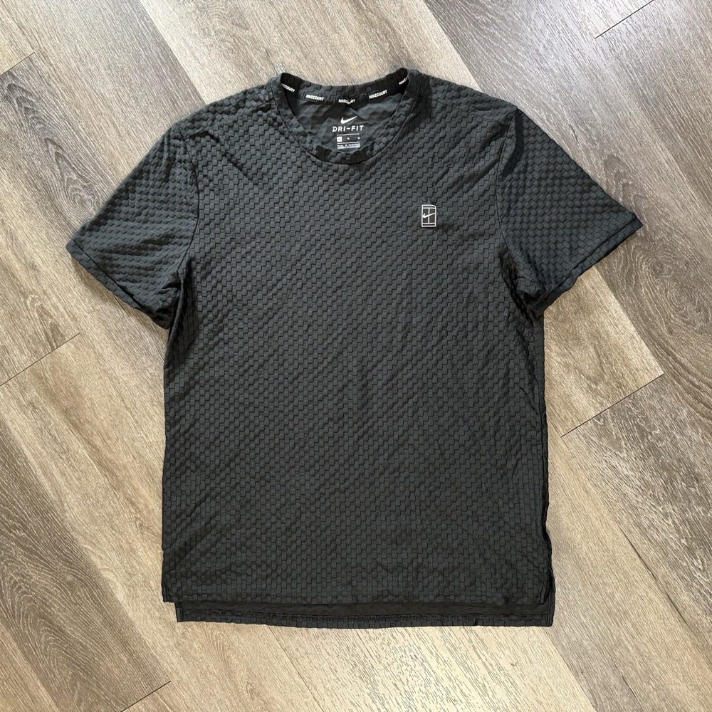 Nike Court Men's Dri-Fit Advantage Tennis Top Medium Black FZ6910-010